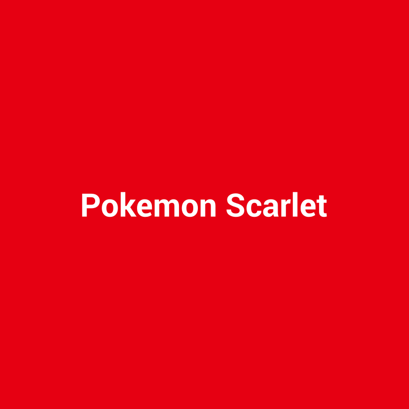 pokemon scarlet