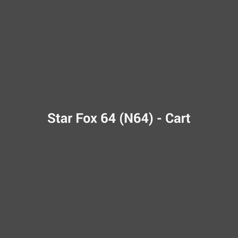 star fox 64 (n64) - cart