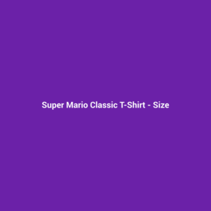 Super Mario Classic T-Shirt - Size